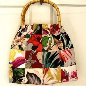 VTG AVILA BLUE FABRIC BAG